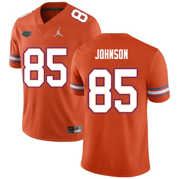 Men #85 Kevin Johnson Florida Gators College Football Jerseys Sale-Orange
